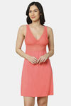 Triumph Viscose Loungewear Dress - Sugar Coral — thumbnail 1